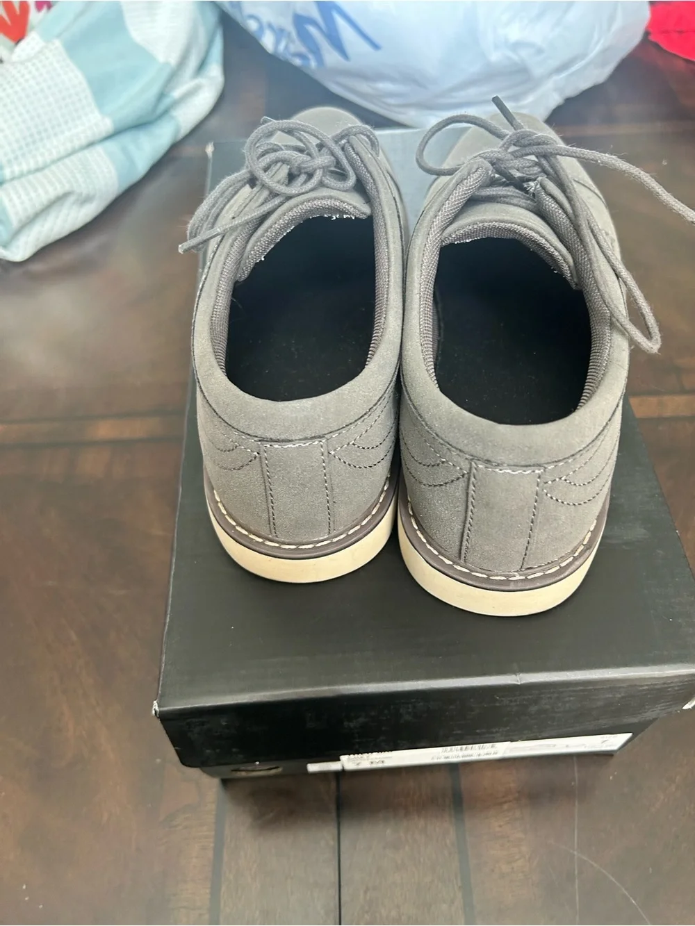 Alfani Theo Grey Men's Casual Lace-Up Shoes